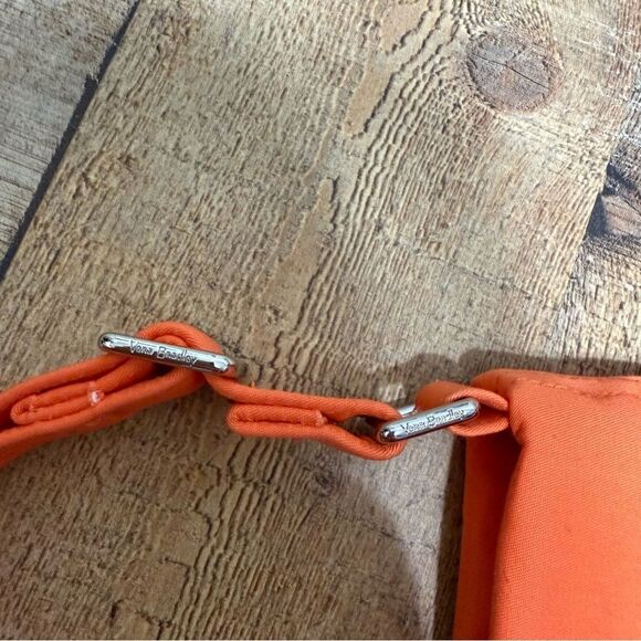 NWT Vera Bradley Triple Zip Hipster In Orange Bell Pepper - Picture 13 of 14